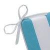 Cabana Stripe Chaise Lounge Outdoor Cushion - Pillow Perfect - 3 of 4