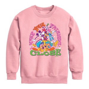 Boys' - Disney - Mickey & Friends Graphic Long Sleeve Fleece Sweatshirt - 1 of 4