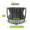 JumpFlex HERO 12' Trampoline with PROJAM Hero Basketball Hoop and Net Attachment for Kids Outdoor Play with Enclosure Net and Ladder - 3 of 4