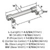 Amerock Faircrest Pull for Cabinets, Drawers, and Furniture - 4 of 4