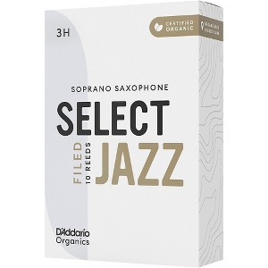 D'Addario Woodwinds Select Jazz, Soprano Saxophone - Filed,Box of 10 3H - 1 of 4