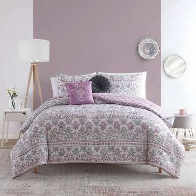 Twin 4pc Piper Comforter Set Purple Zen - Mudd
