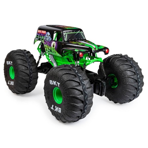 Monster Jam Official Mega Grave Digger All-Terrain Remote Control Monster Truck with Lights - 1:6 Scale - image 1 of 4