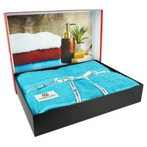 Sussexhome Hotel-Quality Ultra-Absorbent 100% Natural Cotton Bath Sheet Towel for Bathroom - 35 x 70 Inches - 1 of 4