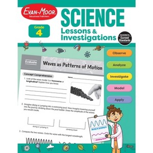 Science Lessons and Investigations, Grade 4 Teacher Resource - by  Evan-Moor Educational Publishers (Paperback) - 1 of 1