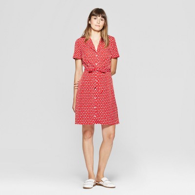 red polka dot dress target