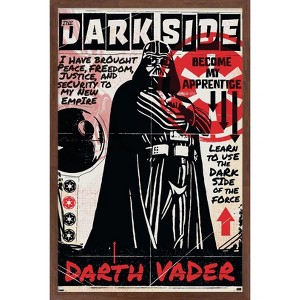 Trends International Star Wars: The Dark Side - Become My Apprentice Framed Wall Poster Prints - 1 of 4