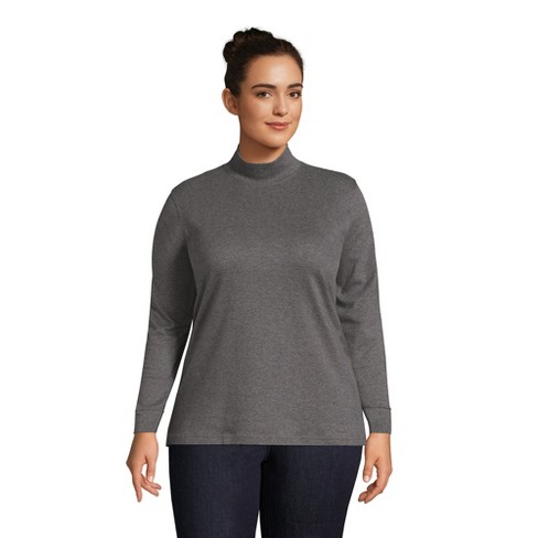 Plus size shop mock turtlenecks