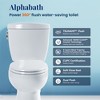 Captiva Designs Two-Pieces Elongated Toilet, Comfortable Height Toilet - 2 of 4