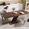 SKRAN Extendable Console Table with Modern Marble Design, Sturdy MDF Construction, Ideal for Home and Commercial Use - 4 of 4