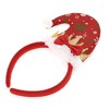 Unique Bargains Halloween Crown Pattern Headband 4.72" Diameter Gold Tone Red 1 Pc - 4 of 4