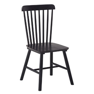 NicBex Set of 4 High Back Windsor Dining Chairs Armless Accent Side Chairs with Wood Legs for Home Kitchen - 1 of 4