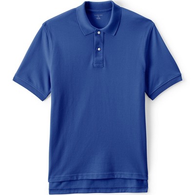 Lands' End School Uniform Men's Short Sleeve Mesh Polo Shirt - Large ...