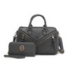 MKF Collection Lara Women’s Satchel Bag – Stylish and Spacious Handbag with Matching Wallet – by Mia K - 2 of 4