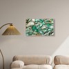 Art Remedy Agate Emerald Cut Green Abstract Wall Art Framed - 2 of 4