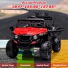 12V Ride On UTV, Electric Powered Wheel Vehicle for Toddlers with Parental Remote Control,4 Wheels Spring Suspension,LED Lights,Music - 2 of 4