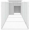 VidaXL Chicken Cage Gray 157.5 in.x35.8 in.x39.4 in. Galvanized Steel - 4 of 4