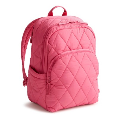 Vera Bradley Essential Large Backpack in Capri Pink NWT Vera Bradley Essential Large Backpack Capri Pink Carry On  main image 3