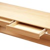 Study Table, Wooden Desk, Office Desk, Computer Desk, Writing Table With 2 Drawers and Chair - 3 of 4