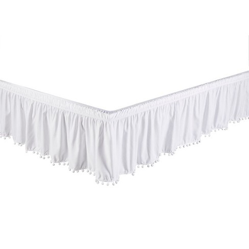 Fringe bed outlet skirt queen