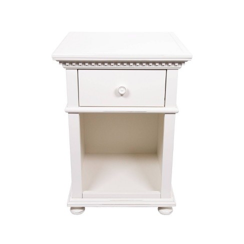 One Drawer Nightstand French White Homepop Target