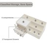 Unique Bargains Makeup Organizer W/ 2 Drawer 8 Grids 1 Pc - 3 of 4