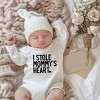 The Juniper Shop I Stole Mommy's Heart Baby Long Sleeve Bodysuit - 2 of 3