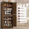 Aheaplus 71'' Kitchen Pantry Cabinet with Doors, Freestanding Large Storage Cupboard with Storage Drawers - 3 of 4