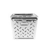 Spectrum Diversified Macklin Medium Basket Silver: Portable Metal Utility Storage, Universal Organization, 10.4" x 17.5" - 2 of 4