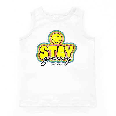 The Juniper Shop SmileyWorld Stay Groovy Youth Tank Top