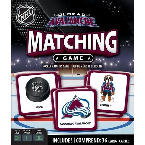 MasterPieces Officially Licensed NHL Colorado Avalanche Matching Game for Kids and Families - 1 of 4