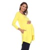 Maternity Plus Size 'Kayla' Tunic - White Mark - 2 of 4