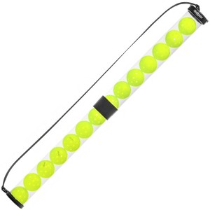 GoSports Pickleball & Tennis Pickup Tube - Ball Retreiver and Holder, Fits 14 Pickleballs or 17 Tennis Balls - No Balls Included - Clear - 1 of 4