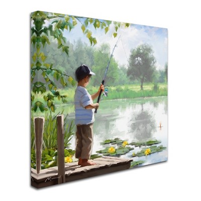 Trademark Fine Art -The Macneil Studio 'Boy Fishing' Canvas Art