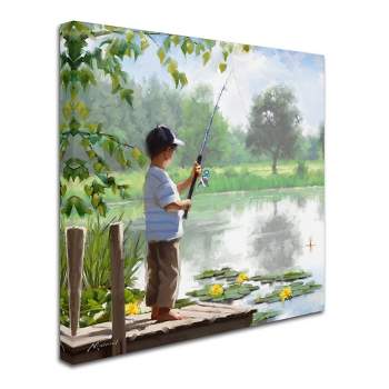 Trademark Fine Art -The Macneil Studio 'Boy Fishing' Canvas Art