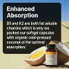NatureWise Vitamin D3 + K2 (MK7) with Organic Extra Virgin Coconut Oil - Supports Calcium Absorption, Bone & Immune Health - Gluten-Free - 4 of 4