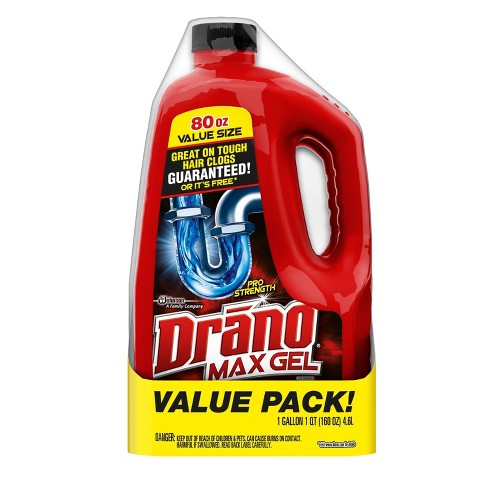 Drano Max Clog Remover Twin Pack 160oz Target