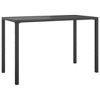 vidaXL Patio Dining Table Anthracite 43.3 in.x21.3 in.x27.6 in. Steel - 2 of 4