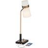 Possini Euro Design Cartwright 32" Tall Large Modern Glam Desk Lamps Set of 2 USB Port Black Brass Finish Metal Home Office Living Room Charging - 3 of 4