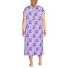 Lands' End Women's Short Sleeve Cooling Midi Nightgown - 2 of 3