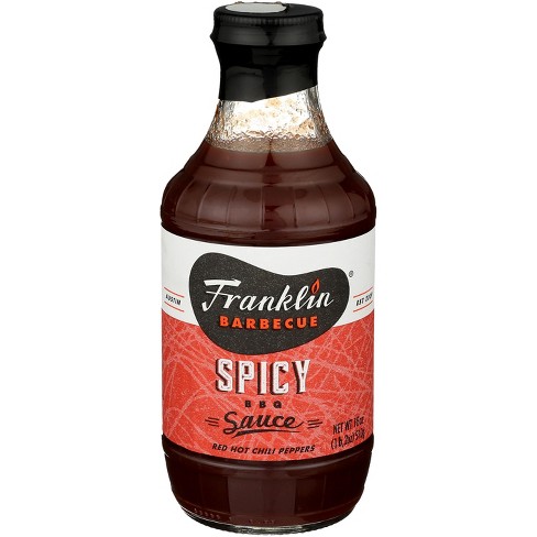 Franklin Barbecue Sauce Spicy - Case Of 6 - 18 Oz : Target