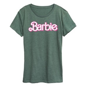 Women's - Barbie - Logo Retro-Women's Short Sleeve Graphic T-Shirt Short Sleeve Graphic T-Shirt - 1 of 4