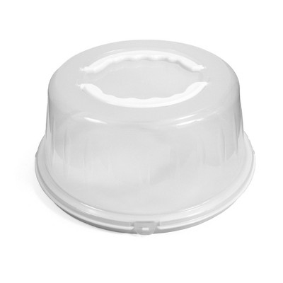 Kitchen Basics Cake Dome, 13 x 5.5" - White, Ideal for transporting cakes and desse, Made in Turkey, High-quality craftsmanship