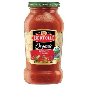 Bertolli Organic Traditional Tomato & Basil Pasta Sauce - 24oz - 1 of 4