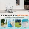 Hyleory HDPE Modern Resin Rocking Chair, Extra Wide Outdoor Adirondack Chair - 4 of 4
