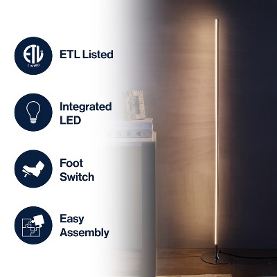 JONATHAN Y Iris Floor Lamp - Thumbnail 3