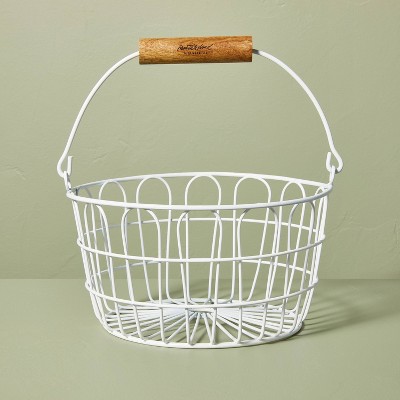Coated-Wire Easter Basket White - Hearth & Hand™ with Magnolia
