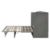 Whisen Modern Design Full Size Murphy Bed, Folded into a Cabinet with Large Drawers - 4 of 4