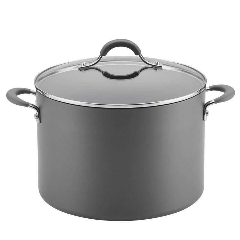 Circulon Radiance 10qt Hard Anodized Nonstick Wide Stockpot Gray, 1 of 5