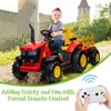 Kids Ride On Tractor, 12V Ride On Toy Car with Remote Control, Electric Vehicles Toy with LED Headlights & USB - 3 of 4